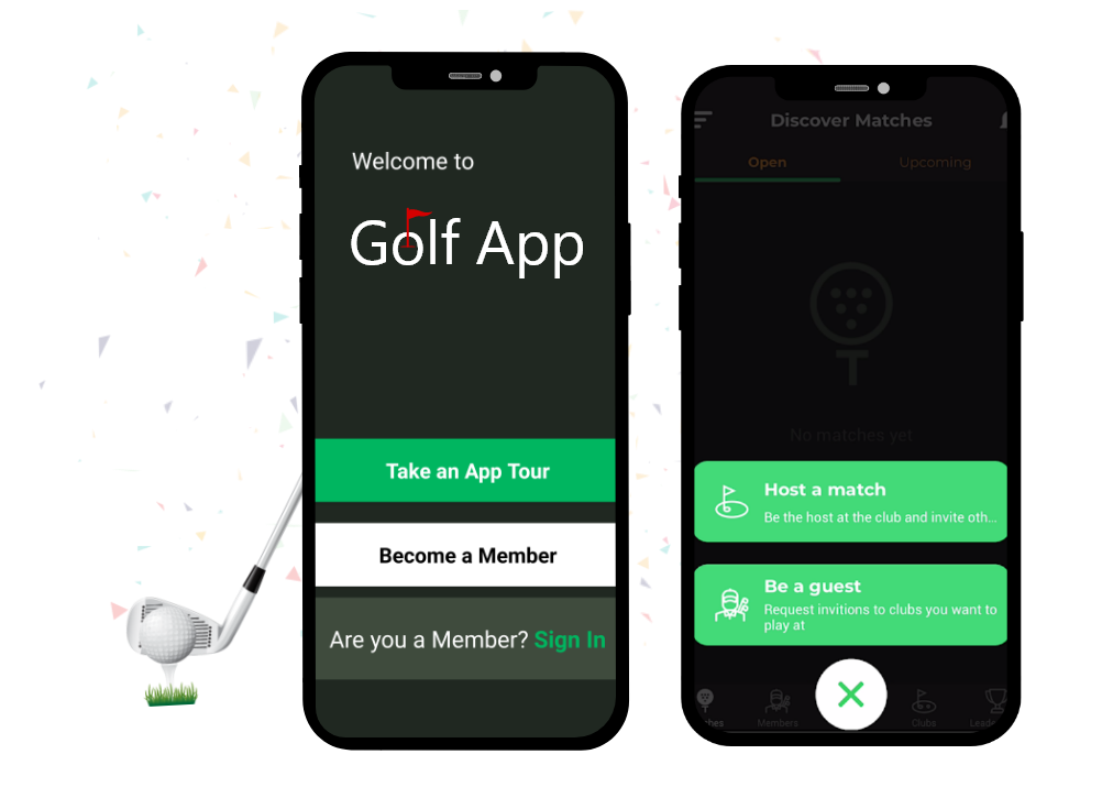 golf app case study front